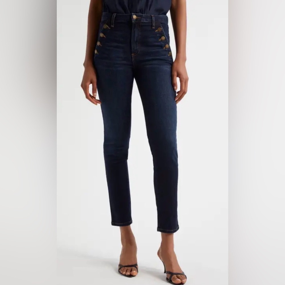 Ralph Lauren dark wash skinny jeans size 2 28x30โ 100% cotton
